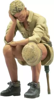 Liang Model Soldier who uses a grenade as a chair 3D printer kit 1/35 LIANG-F006