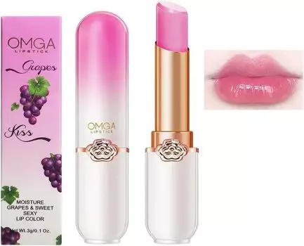 LIANGNISHI Изменение цвета, изменение температуры, желе, увлажняющая губная помада персикового цвета, помада, помада, изменение, бальзам,