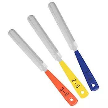 LIANHATA Guitar Nut Set of Groove Guitar String Instrument Tool Maintenance Guitar String Instrument Rust DIY Repair Parts Set of 3 File, File, 3,