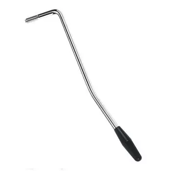 LIANHATA Рычаг тремоло Одинарный рычаг тремоло для электрогитары Stratocaster, метрический, для бриджа, на винте, металлический, стандартный, (Черный, 5 мм)