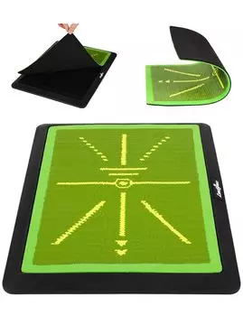 LIBERRWAY можно использовать коврик для гольфа, который оставляет коврик для гольфа для тренировок в помещении, позволяет вам видеть травяной удар, резиновую тренировочную железную дафф, чешуйчатую траву