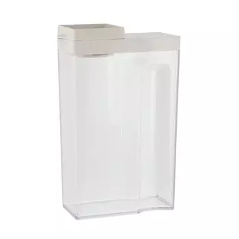 Liberty Corporation LD-482 Square Water Pitcher, Cold Water Bottle, 0.7 gal (2.5 L), Vertical Mounting, Horizontal Mounting, Warm Gray