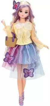 Licca dress picnic wear #Licca #Papillon розовый