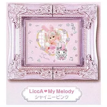 LiccA My Melody Kuromi Frame Collection My Melody Shiny Gacha Gacha Капсульная игрушка [2.LiccA Pink] (один предмет)