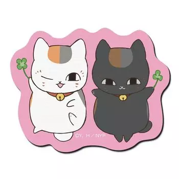 License Agent Book of Friends Rubber Mouse Pad Nyanko Sensei Black Nyanko Natsume s Ver.2 & RMAN-N003-m04