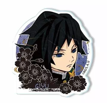 License Agent Demon Slayer Acrylic Badge Design 06 (Giyu Tomioka)