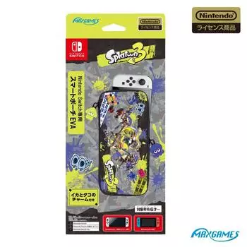 licensed Smart pouch for Nintendo Switch EVA Splatoon 3 B pattern [Nintendo product]