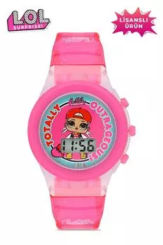 Лицензия MiniFlak LOL. СЮРПРИЗ! LOL7210 Розовые светящиеся наручные часы для девочек
