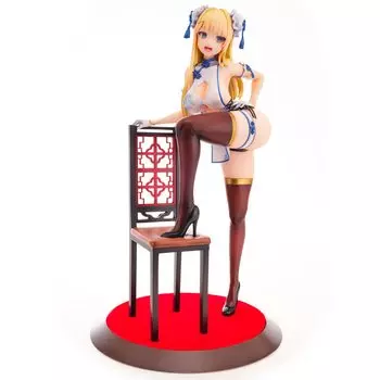 Лицензия на мерчандайзинг Восточная девушка Фигурка 27 см OEKAKIZUKI Оригинальный персонаж Масштаб 1/6 белый