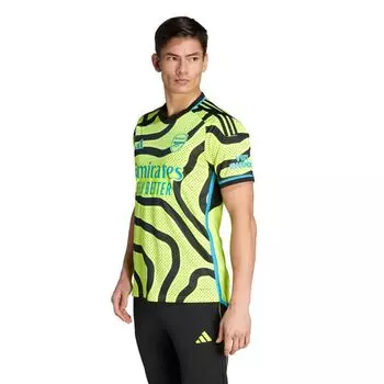 Лицензированная футболка Arsenal Away Uniform L Yellow x Black [Adidas] Футбол/Футзал 23/24 Мужская Мужская