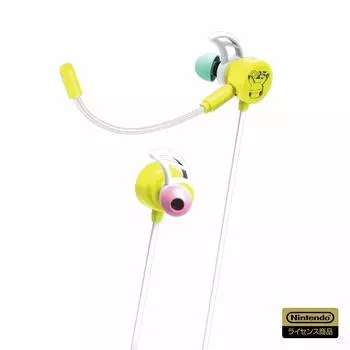 Лицензированная игровая гарнитура с микшером для Nintendo Switch Pikachu POP Switch Онлайн голосовой чат [продукт Nintendo] внутриканальный - [совместимый с Nintendo]