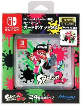 Лицензированный Card pocket 24 для Nintendo Switch Splatoon 2 [продукт Nintendo]