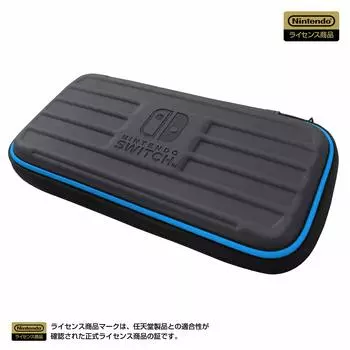 Лицензированный чехол Tough Pouch для Nintendo Switch Lite Black x Blue с Nintendo Switch [Продукт Nintendo] [Совместимый с Lite]