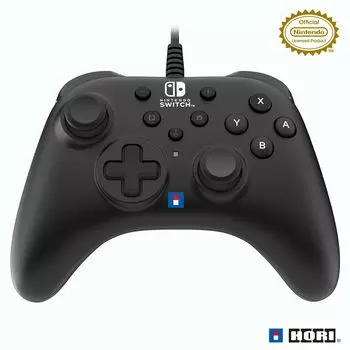 Лицензированный Horipad TURBO для Nintendo PC Black с функцией непрерывного огня [Продукт Nintendo] Switch™ / [Оснащенная функция]