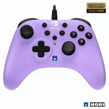 Лицензированный Horipad TURBO для Nintendo PC Light Purple с функцией непрерывного огня [продукт Nintendo] Switch™ / [Оснащенная функция]