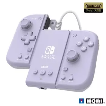 Лицензированный комплект креплений для контроллера Grip для Nintendo PC Soft Purple с Nintendo [Nintendo Product] Switch™ / [Совместимый Switch]