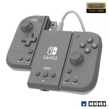 Лицензированный комплект креплений для контроллера Grip для Nintendo PC Charcoal Gray с Nintendo [Nintendo Product] Switch™ / [Совместимый Switch]