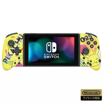 Лицензированный контроллер Grip для Nintendo Switch Switch [Продукт Nintendo] Pikachu-POP [Совместимо с Nintendo]