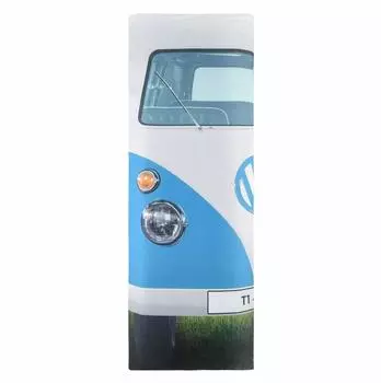 Лицензированный спальный конверт Volkswagen Sleeping camping van прямоугольный для одного человека [Официальный продукт] сумка, компактный, дизайн, сумка, тип, тип, синий