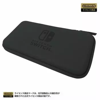 Лицензированный тонкий жесткий чехол для Nintendo Switch Lite Black Switch Lite [Продукт Nintendo] [Совместимо с Nintendo]
