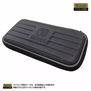 Лицензированный жесткий чехол для Nintendo Switch Lite Black x Gray с Nintendo Switch [Продукт Nintendo] [Совместимый с Lite]