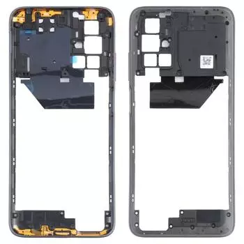 Лицевая панель средней рамки для Xiaomi Redmi 10 чёрный