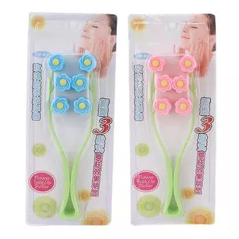 Лицевой ролик Несколько роликов Вогнутые выпуклые частицы Удобная ручка Несколько роликов V-образной формы F Blue