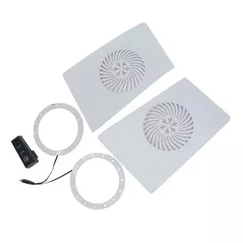 Лицевые панели консоли RGB-подсветка сменная лицевая панель с вентиляционным отверстием и удлинителем концентратора для PS5 Slim