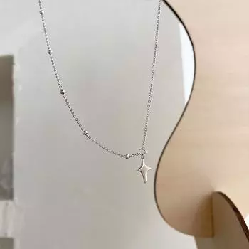 Личность Четыре звезды ожерелье для женщин минималистский элегантный кулон звезда ключица цепочка ювелирные изделия для вечеринок аксессуары