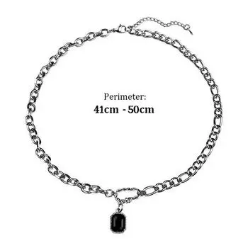 Личность драгоценный камень ожерелье тренд ключица цепочка свитер цепочка кулон для женщин девушки вечеринка ювелирные изделия аксессуары подарок