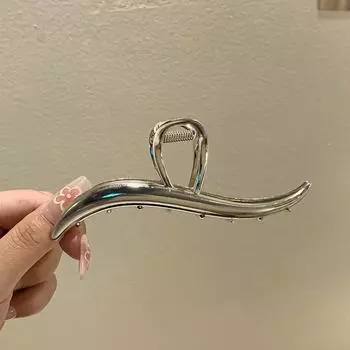 Личность Геометрические Зажимы-Клешни Зажимы Женщины Металлические Краб Заколки для Волос Ажурная Заколка Головной Убор Девушка Аксессуары для Волос