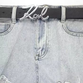 Личность Готический Панк Буква Любовь Металлическая Пряжка Ремень Винтажный Роскошный Ремень Джинсовый Пояс Джинсы Украшения Аксессуары