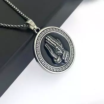 Личность Хип-Хоп Медальон Картина Масло Капает Масло Молитва Руки Руки Ладонь Нержавеющая сталь Подвеска Титановая сталь Ожерелье