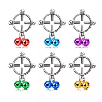 Личность модные ювелирные изделия из нержавеющей стали цвет колокола винт Cympho кольцо красный