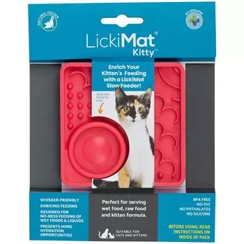 LickiMat Kitty Tasteless Kitty Pink