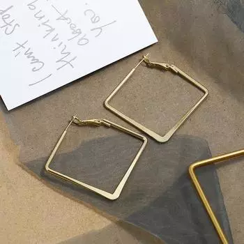 Лицо Худощавый Темперамент Геометрические Серьги-гвоздики Серебряная игла Женские Премиальное чувство Жемчужные серьги Серьги Индивидуальность Модные серьги