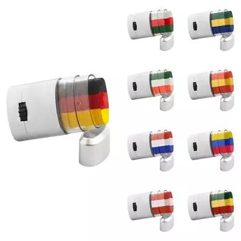 Лицо и тело футбольных болельщиков легко очищать в течение длительного времени с помощью окрашенной косметики. One Size