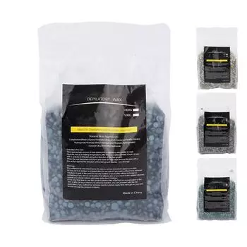 Лицо, подмышки, ноги, удаление волос, твердый воск, бобы, домашний салон красоты, воск для депиляции, 1000 г Retro Blue