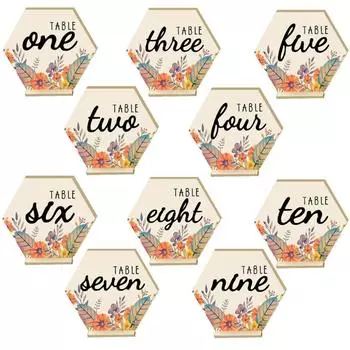 Лидер продаж, 10 шт., деревянная деревянная карта-сиденье с английским алфавитом, настольная карта, украшение для рукоделия для свадебной вечеринки