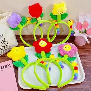 Лидер продаж 2023 года, обруч для волос с рисунком цветка, повязка на голову для детей, женская повязка на голову, модные вечерние аксессуары для волос, головные уборы для девочек, подарки