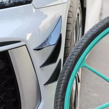 Лидер продаж, 6 шт./компл., декоративный диффузор, сплиттер, спойлер для тела Canard Valence, подбородок, тюнинг автомобиля Canard, универсальный передний бампер для губ