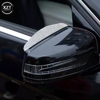 Лидер продаж, автомобильное зеркало заднего вида, защита от дождя, бровь с бриллиантами, автомобильное зеркало заднего вида, боковой козырек от дождя и снега, солнцезащитный козырек, протектор