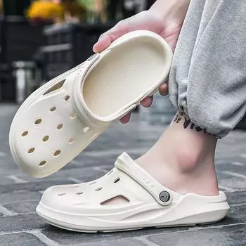 Лидер продаж, брендовые сабо, мужские сандалии, повседневная обувь, легкие тапочки из ЭВА, красочная обувь унисекс, летняя пляжная обувь, Zapatillas Hombre 36-37