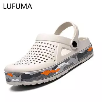 Лидер продаж, брендовые сабо, мужские сандалии, повседневная обувь, легкие сандалии из ЭВА, красочная обувь унисекс, летняя пляжная обувь, Zapatos Hombre 40