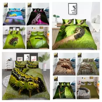 Лидер продаж, домашний текстиль Caterpillar, роскошное постельное белье, костюм, мытье, дышащее пододеяльник, высокое качество, пододеяльник для детей-подростков UK Single 135x200cm