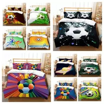 Лидер продаж, комплект пододеяльников в спортивном стиле, комплект пододеяльников с уникальным дизайном, комплект пододеяльников для мальчиков и подростков, роскошный комплект постельных принадлежностей размера King Queen Size, костюм UK Single 135x200cm