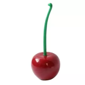 Лидер продаж, креативная милая щетка для унитаза в форме вишни, инструмент для чистки туалета, нескользящая ручка для унитаза 1