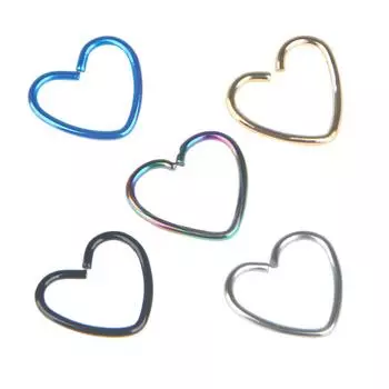 Лидер продаж, модный обруч, красочный пирсинг для ушей, пирсинг Love Daith для подарков, серьги-гвоздики для ушей