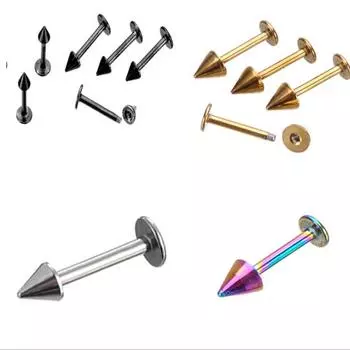 Лидер продаж, модный пирсинг для губ из нержавеющей стали, 1 шт., серьги-гвоздики для губ, ювелирные изделия для тела, серьги, пирсинг в стиле панк, унисекс, кольцо для ушей на козелке, спиральные шпильки для ушей для губ