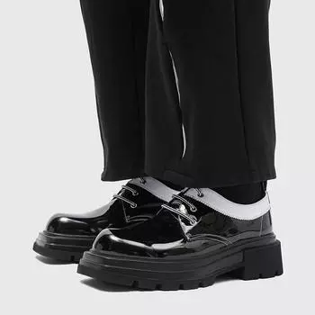 Лидер продаж, мужская деловая обувь, Европа, Америка, низкие кожаные туфли, толстая подошва, рабочая обувь, мужская кожаная повседневная обувь 38